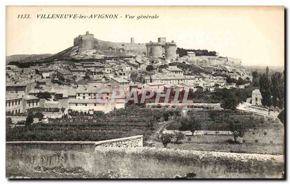 Villeneuve les Avignon CPA Vue generale