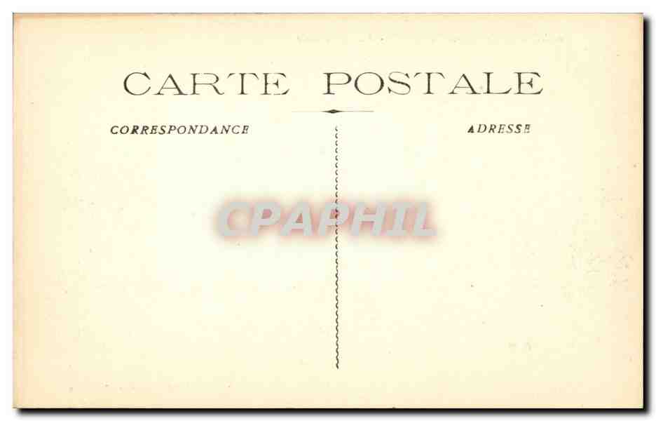 Villeneuve les Avignon CPA Vue generale — Verso