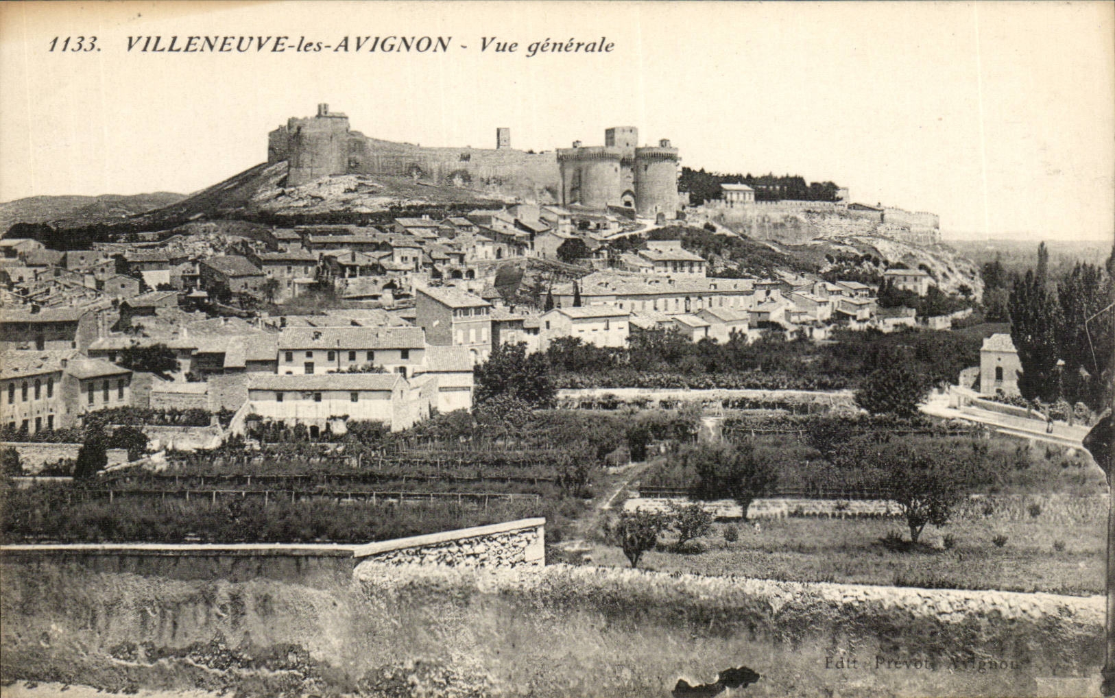 Villeneuve les Avignon CPA Vue generale