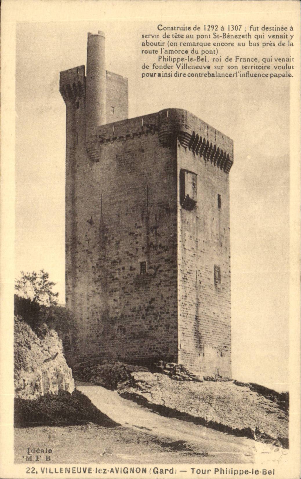 Villeneuve-lès-Avignon (Gard) — Tour Philippe-le-Bel