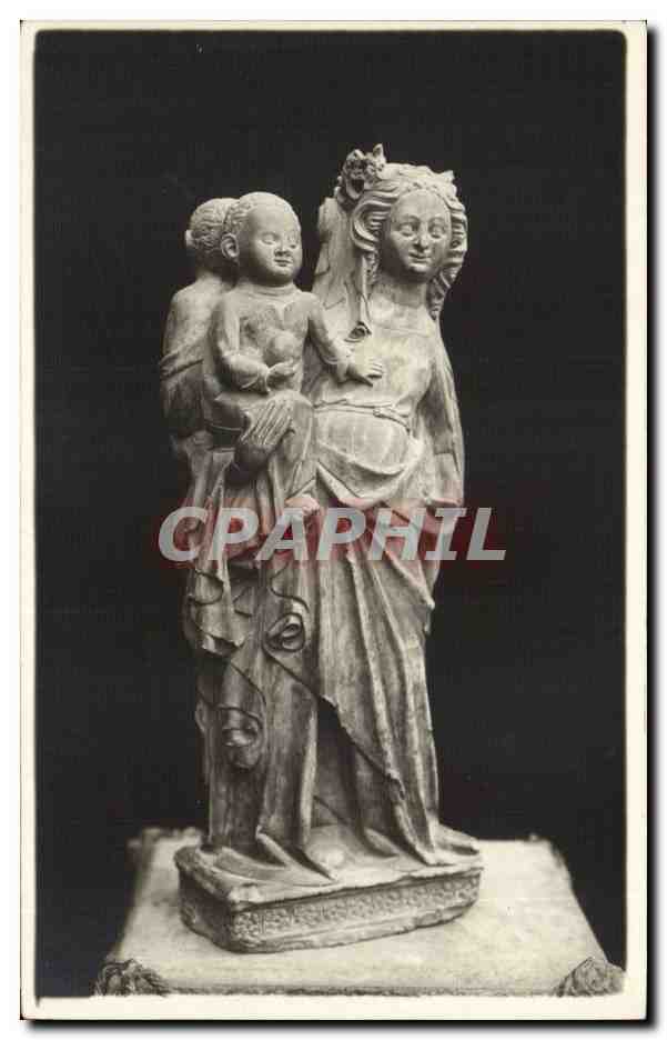 Statue of the Virgin with Child — unknown publisher, series number not visible