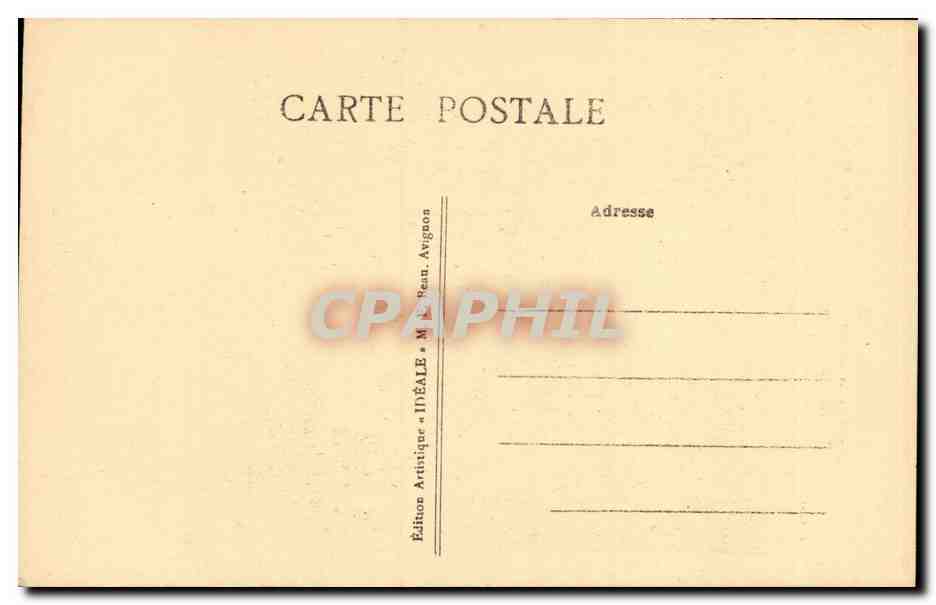 Villeneuve les Avignon CPA Porte d'entree de la Chartreuse du Val Senite — Verso