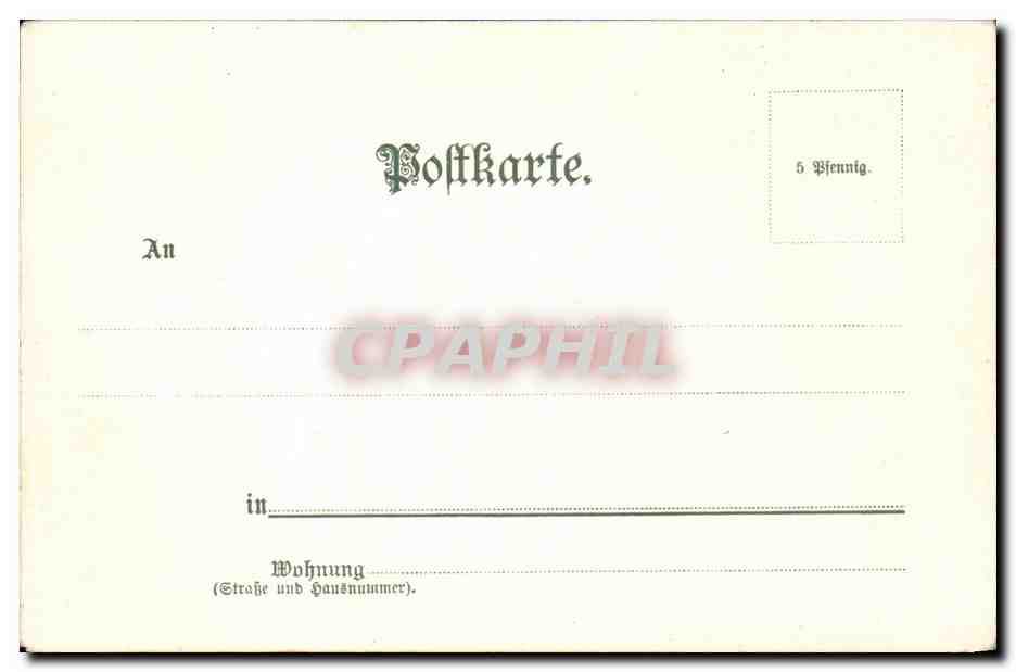 CPA Schwarzwaldpostkarte Femme Folklore Hasemann Freiburg — Verso