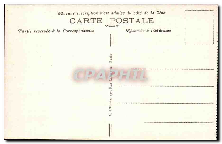 CPA Foret de Compiegne Monument de l'armistice ( MArcel Mages ) — Verso