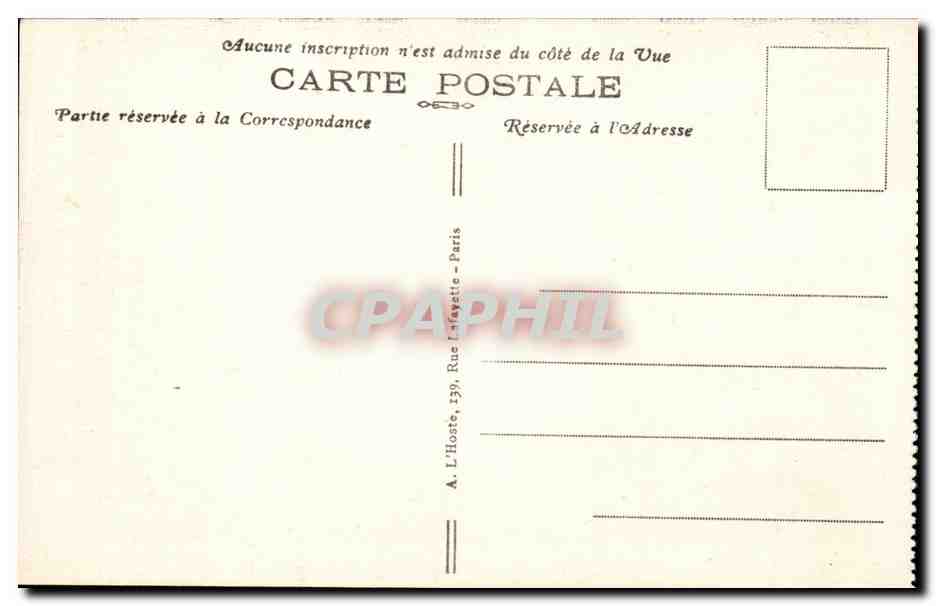 CPA Foret de Compiegne Edifice abritant le wagon dans lequel fut signe l'armistice — Verso