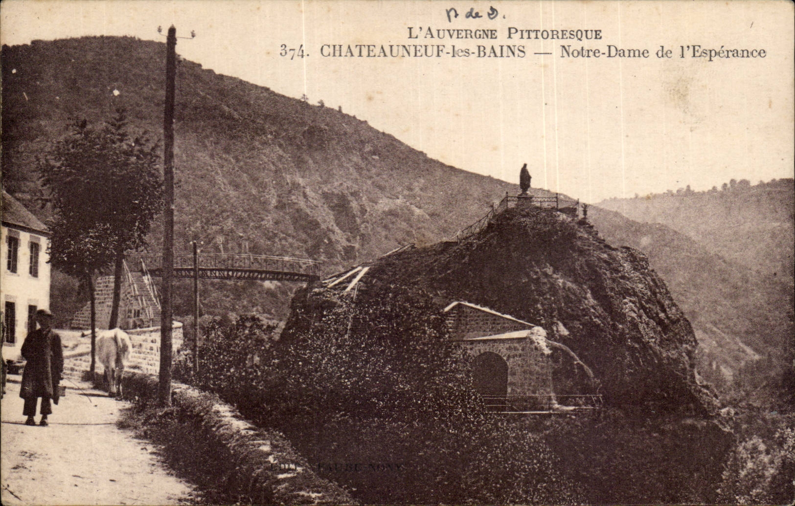 CPA Chateauneuf les Bains Notre Dame de l'Esperance