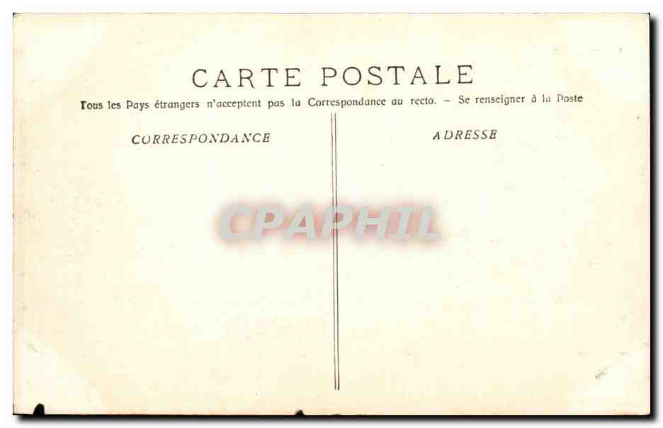 Nimes CPA Vue generale de la fontaine — Rückseite