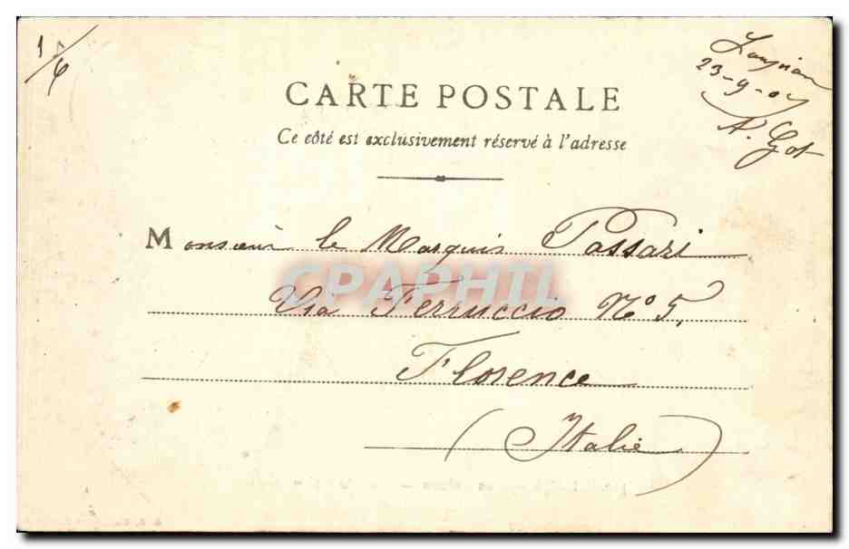 Nîmes — Les Arènes — Galerie du 1er étage — B. F. Chalon-saône, n°112 — Reverso