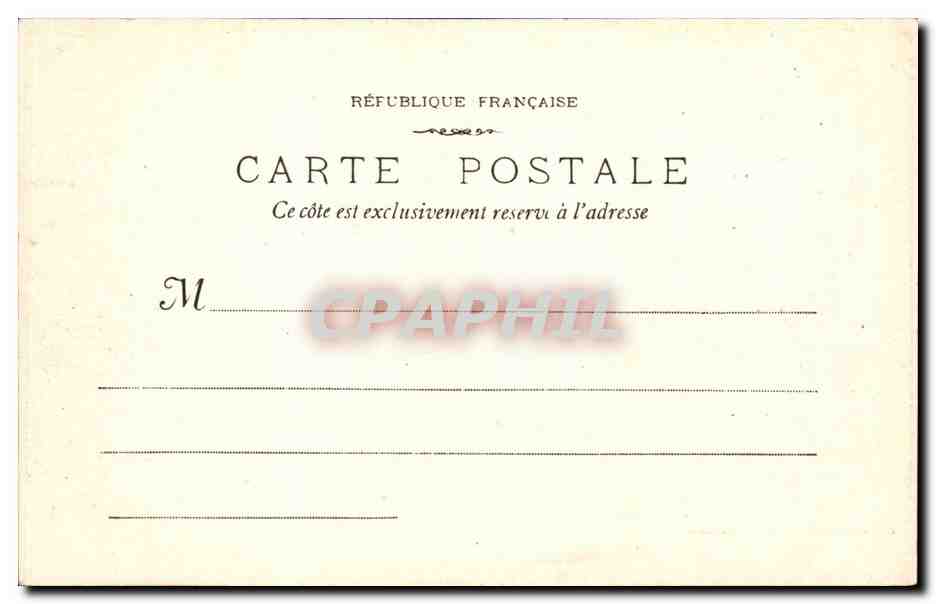 Nimes CPA Chateau d'eau romain ( CAstellum Dividiculum )  — Rückseite