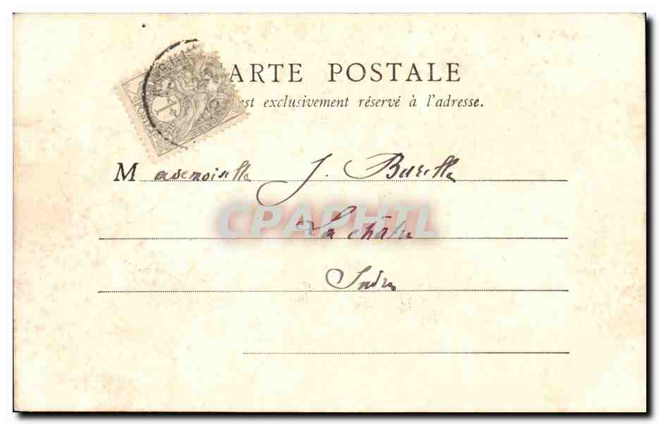 CPA Amboise Portail de la chapelle — Rückseite