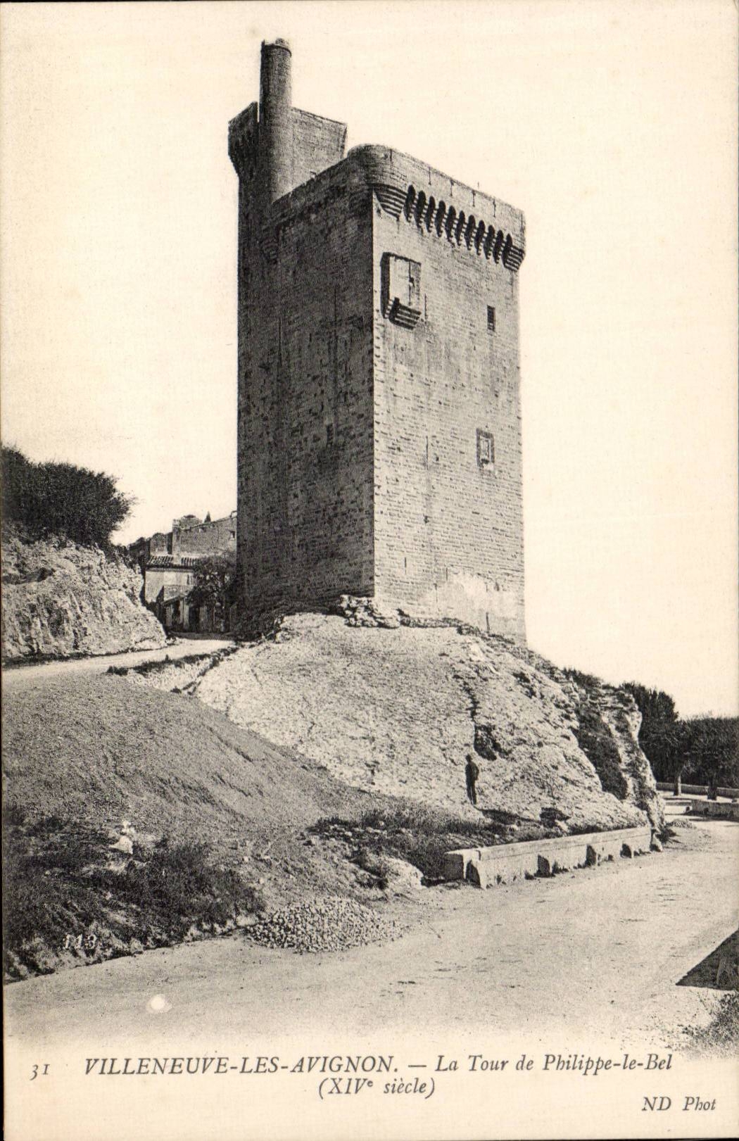 Villeneuve-lès-Avignon — Die Turm von Philippe-le-Bel (14. Jahrhundert) — ND Phot