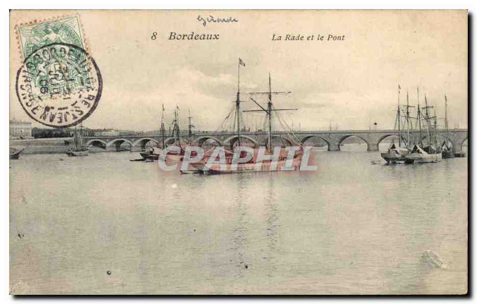 Bordeaux — Die Bucht und die Brücke — Ausgabe Gyrande, Nr. 8