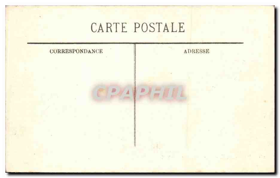 Marseille CPA Le prophete — Verso