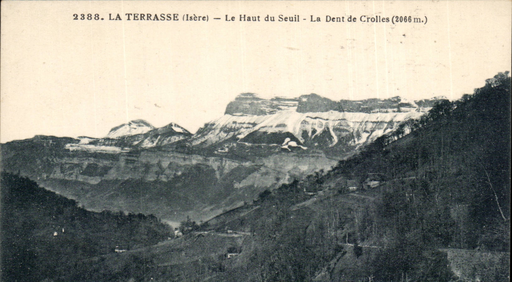 La Terrasse CPA Le haut du Seuil La dent de Crolles