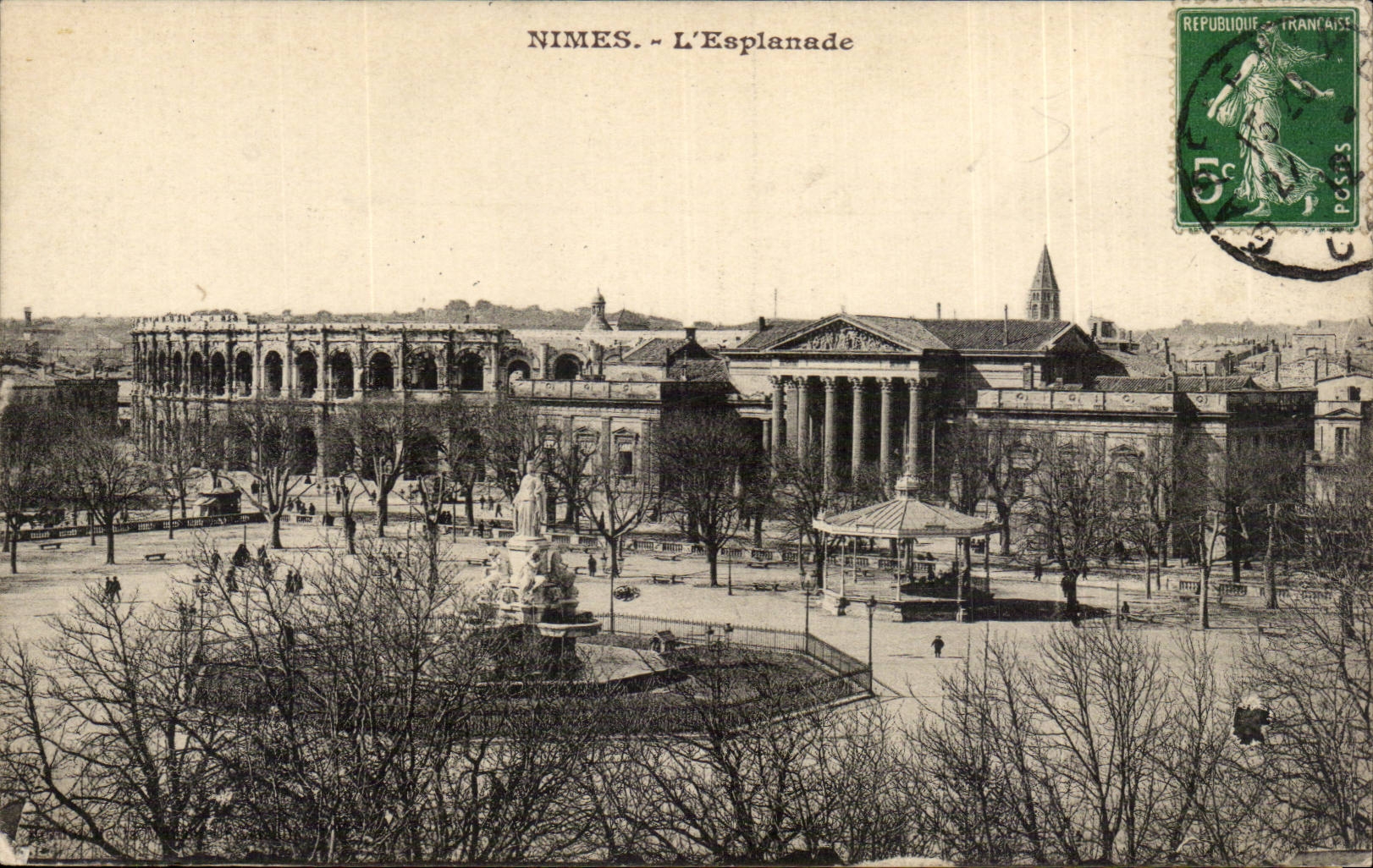 CPA Nimes L'esplanade