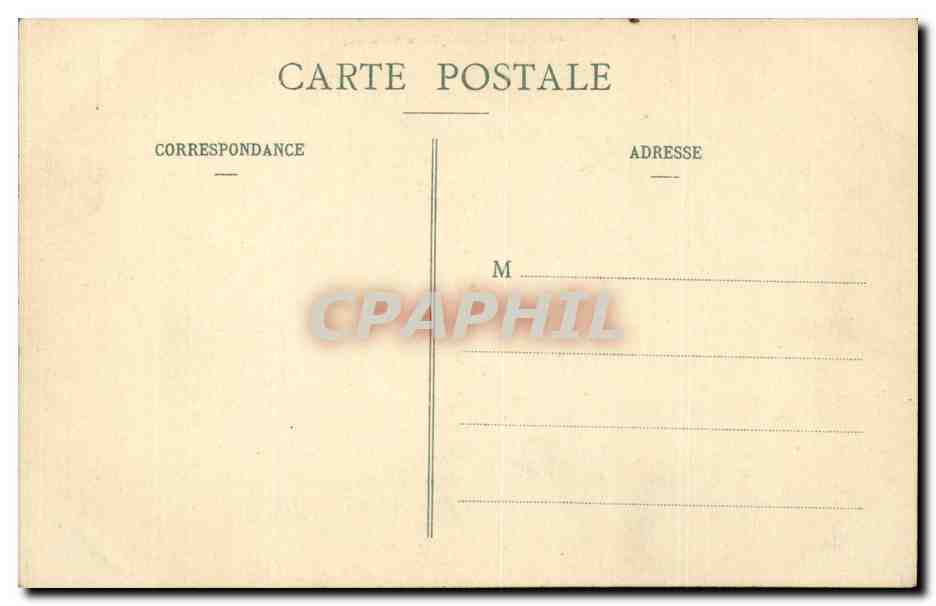 CPA Lyon Place Bellecour — Verso