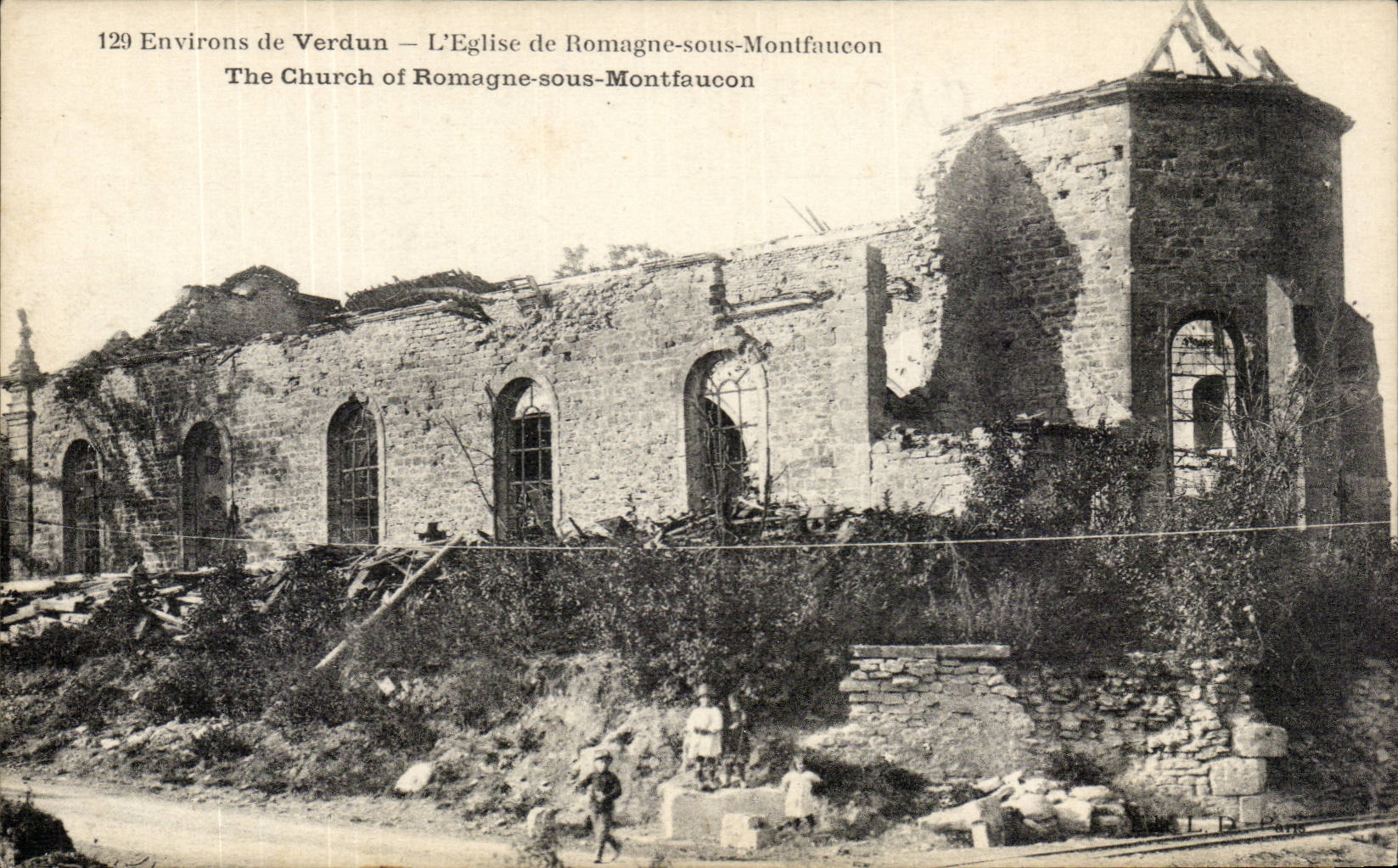 Environ de Verdun — L'Église de Romagne-sous-Montfaucon — Éditeur : 129