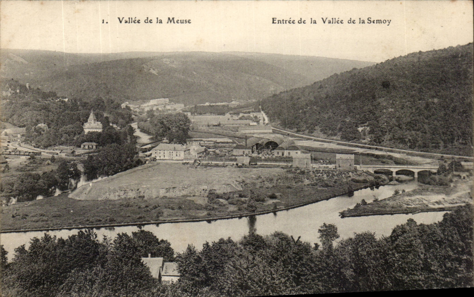 Vallée de la Meuse — Entrée de la Vallée de la Semoy — Carte postale