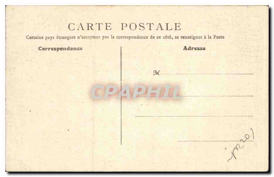 CPA Orleans Monument de la Defense Militaria Poilu soldat — Verso