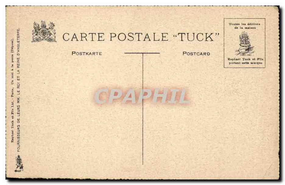 CPA Fantaisie Chein Dog Fais le beau — Rückseite