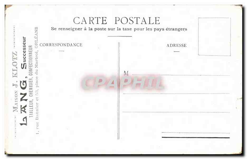 CPA Fantaisie Femme Brune — Verso