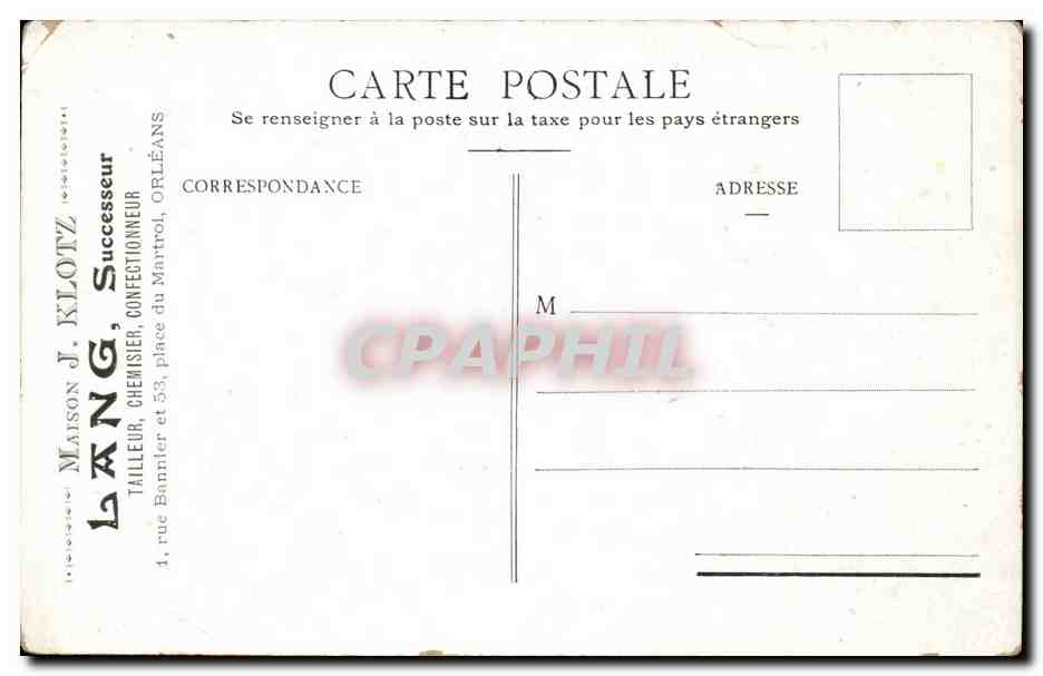CPA Fantaisie Femme Cueillette des cerises — Verso