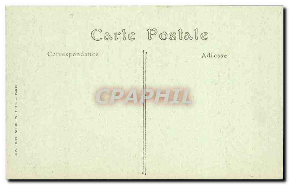 Orleans CPA Les ruines de la chapelle Saint Jacques — Verso