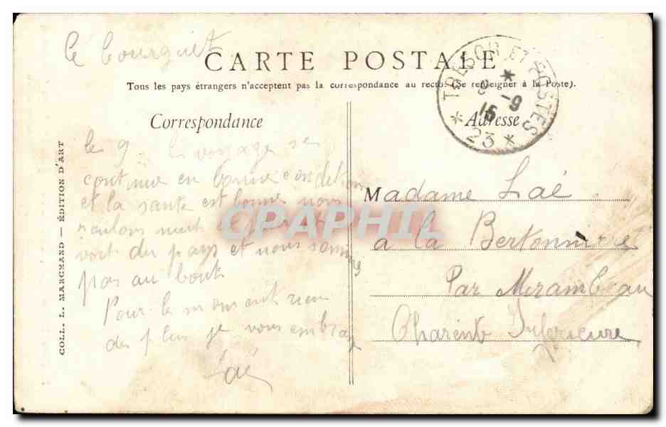 Orleans CPA Maison historique dite de Francois 1er — Verso