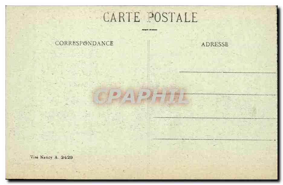 Reims CPA Cathedrale avant l'incendie  — Rückseite