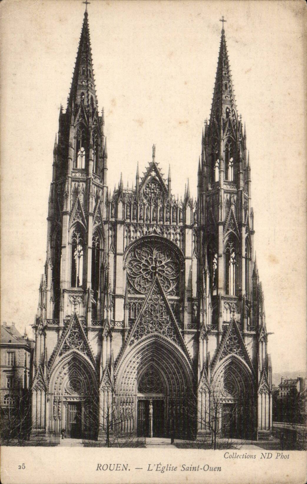 Rouen CPA Eglise Saint ouen 