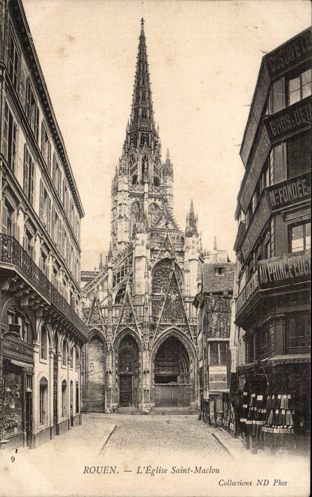 Rouen CPA Eglise Saint Maclou