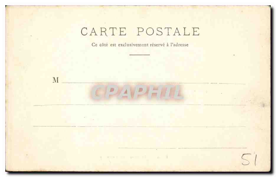 Reims — Établissement Pommery — E. M. R. — Verso