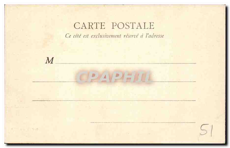 Reims CPA Maison de convalescence — Verso