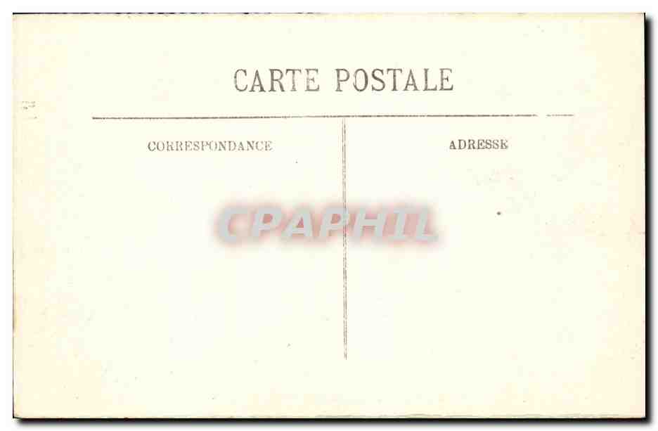 Reims CPA Allee des maronniers — Verso