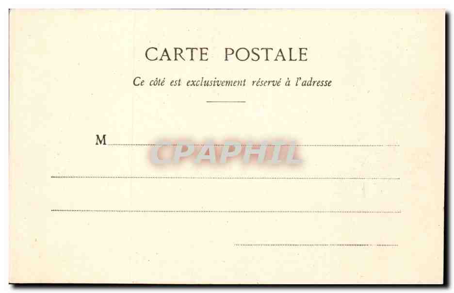 Reims CPA Eglise Sainte clotilde — Rückseite