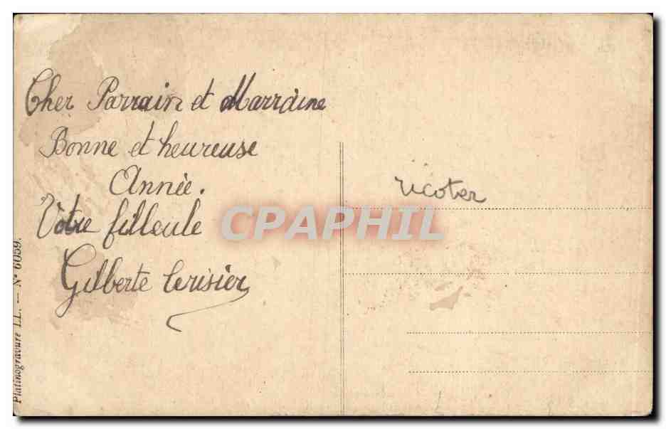 CPA Fantaisie Enfants — Verso