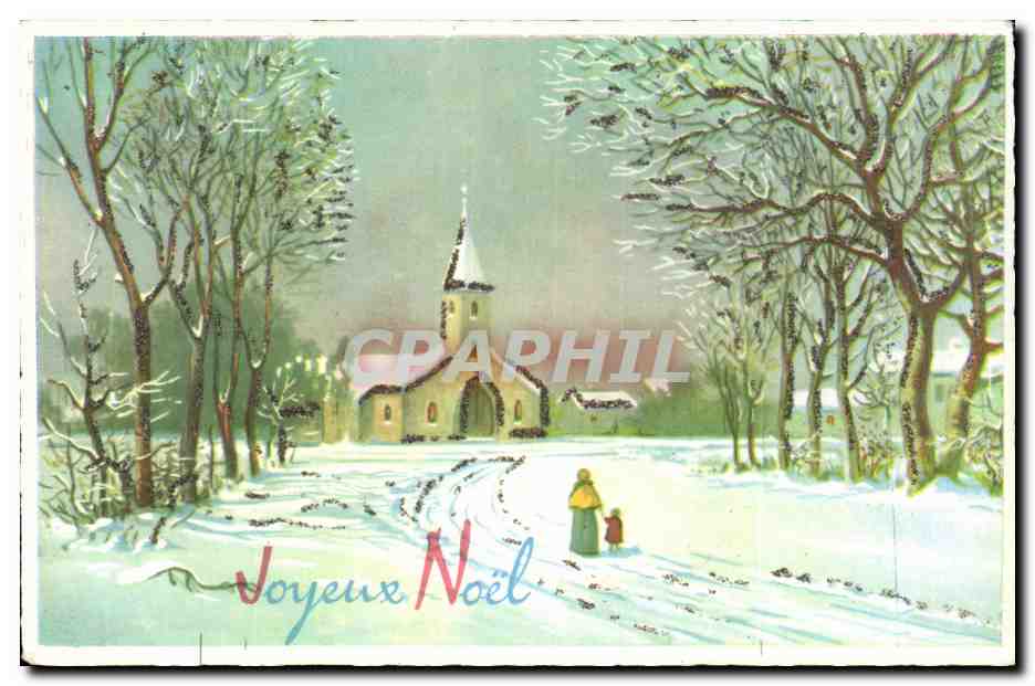 CPA Fantaisie Joyeux Noel Christmas