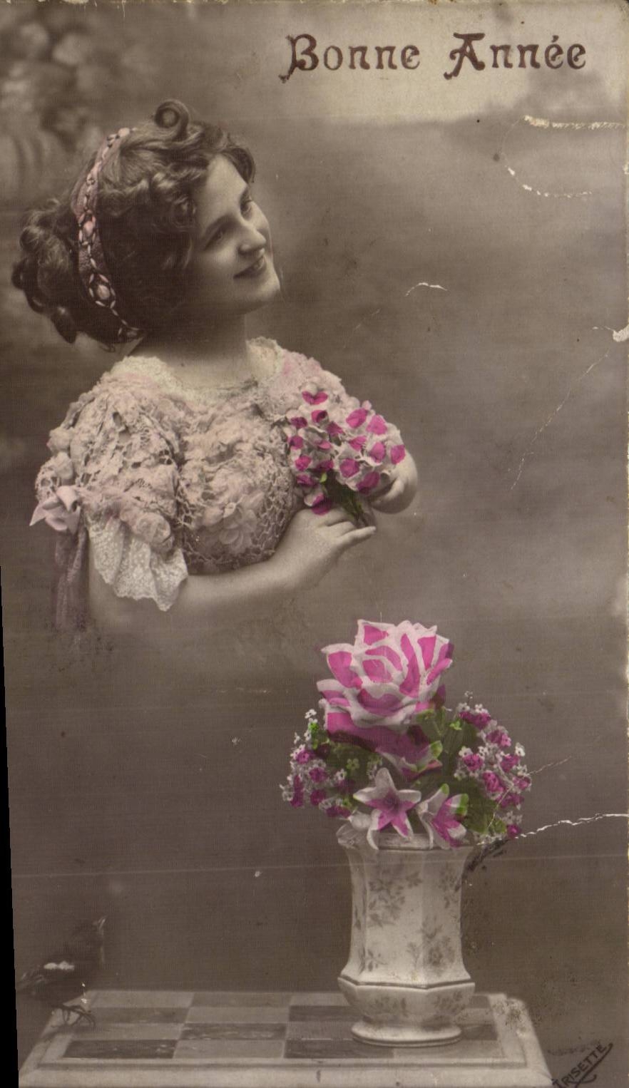 CPA Fantaisie Femme 