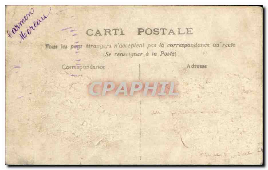 CPA Fantaisie Femme  — Verso