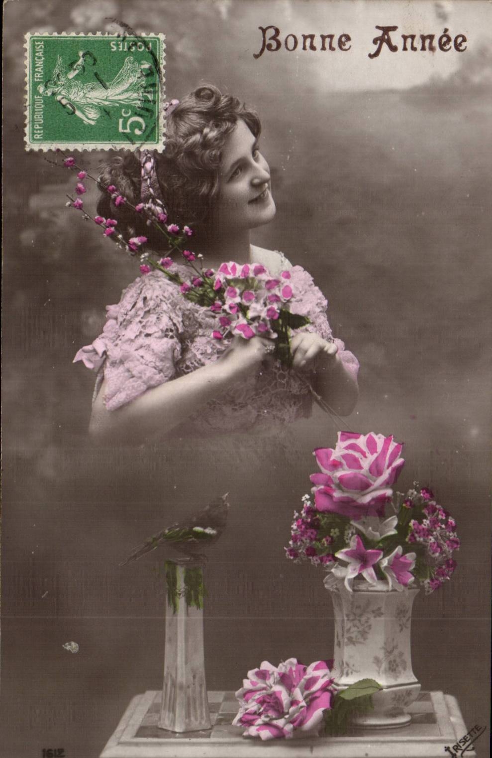 CPA Fantaisie Femme 