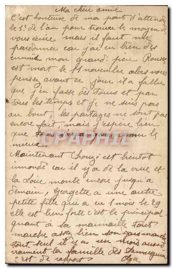 CPA Fantaisie Femme  — Verso