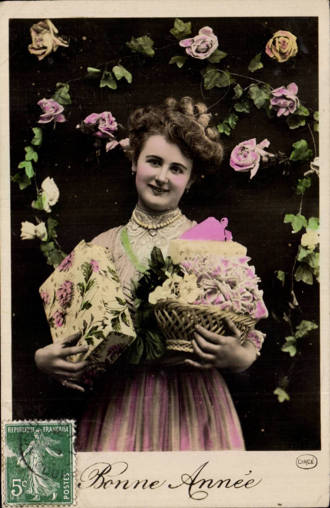 CPA Fantaisie Femme