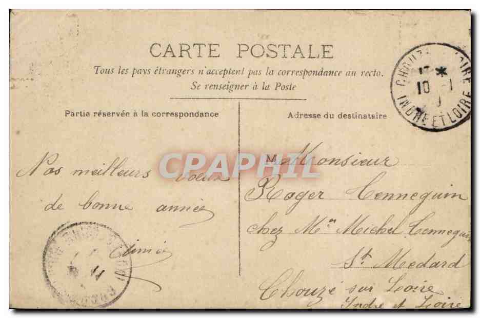 CPA Fantaisie Femme — Verso