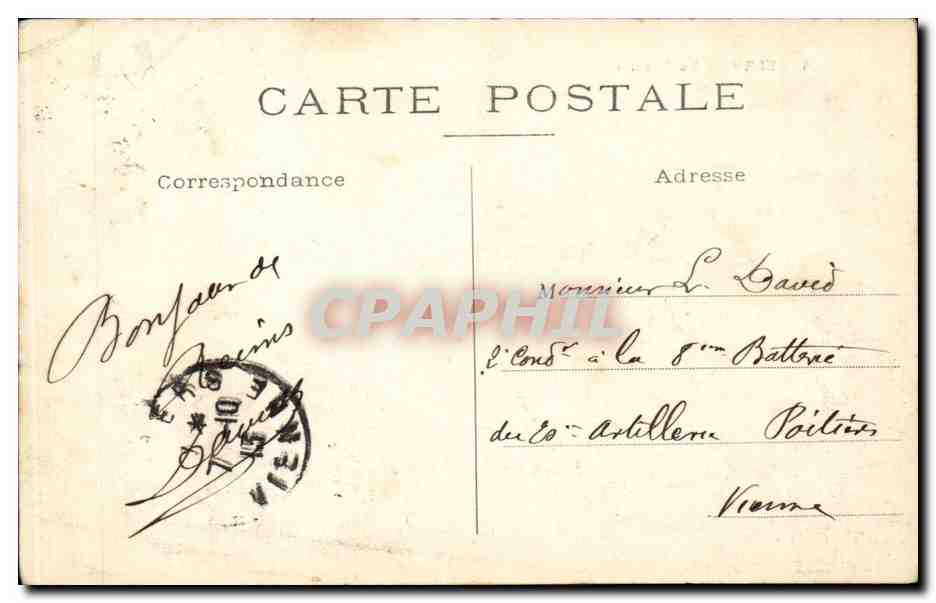 Reims CPA Le theatre — Verso