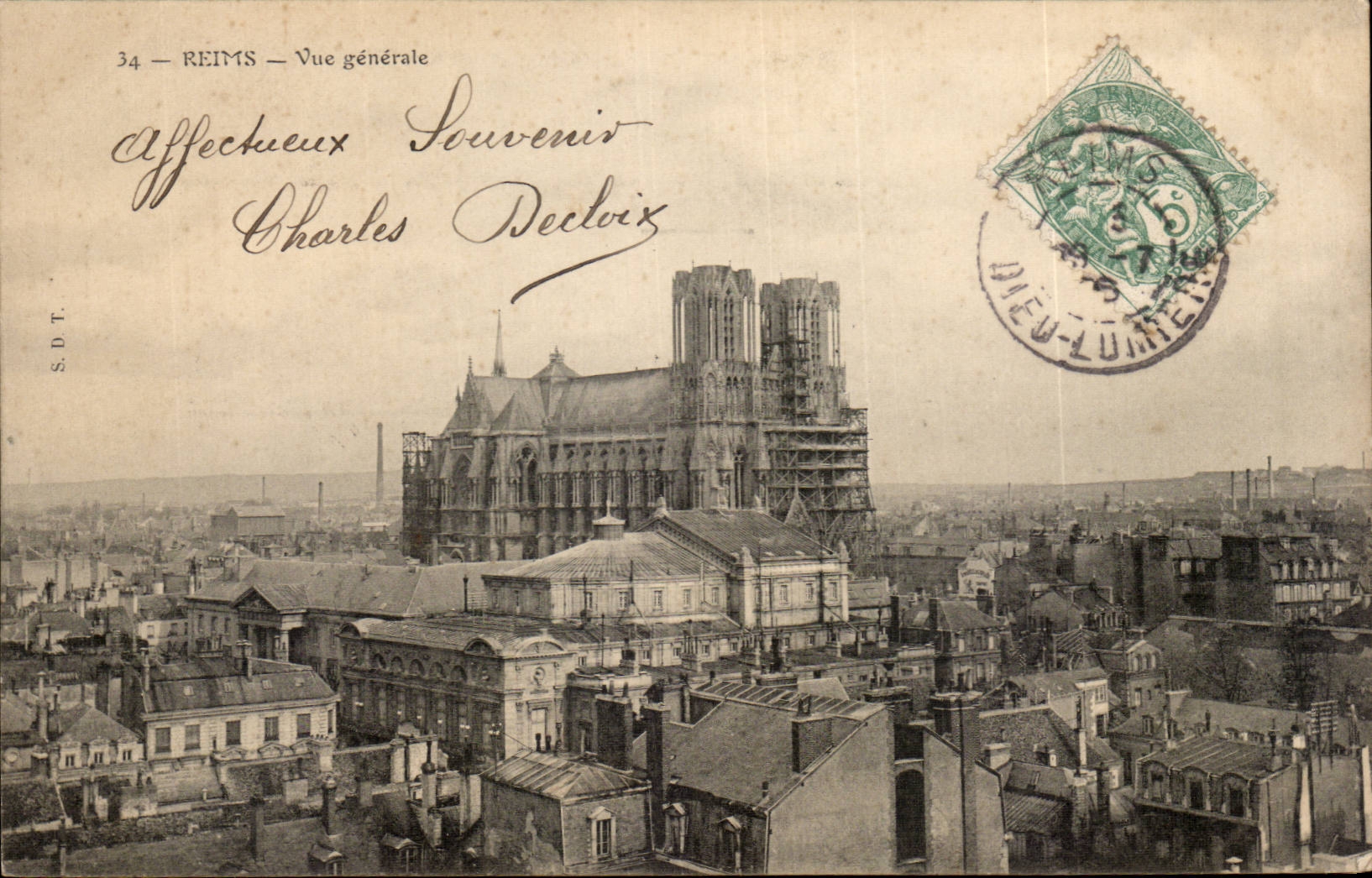 Reims — Vue générale — S.D.T. n°34
