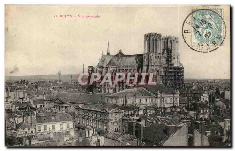 CPA Reims Vue generale