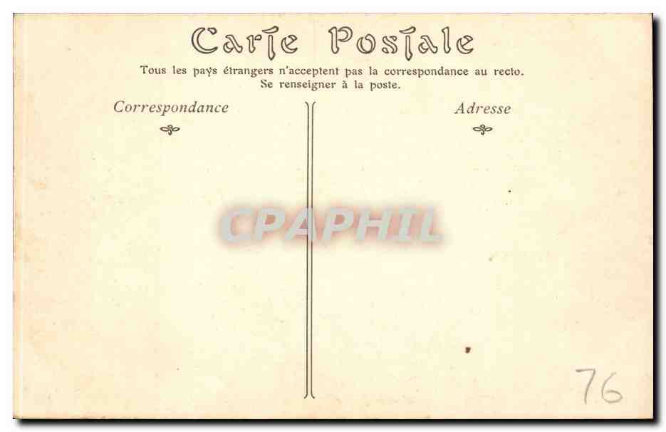 CPA Reims Le palais de justice — Rückseite
