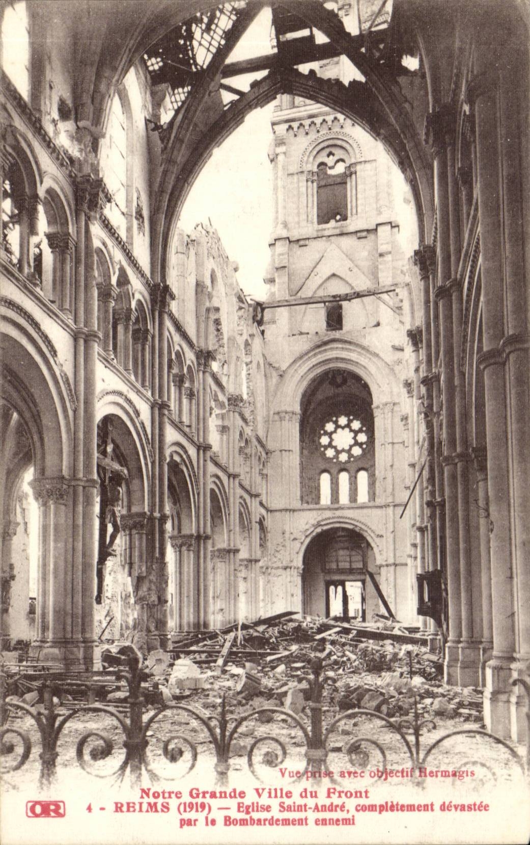 CPA Reims Eglise Saint Andre 
