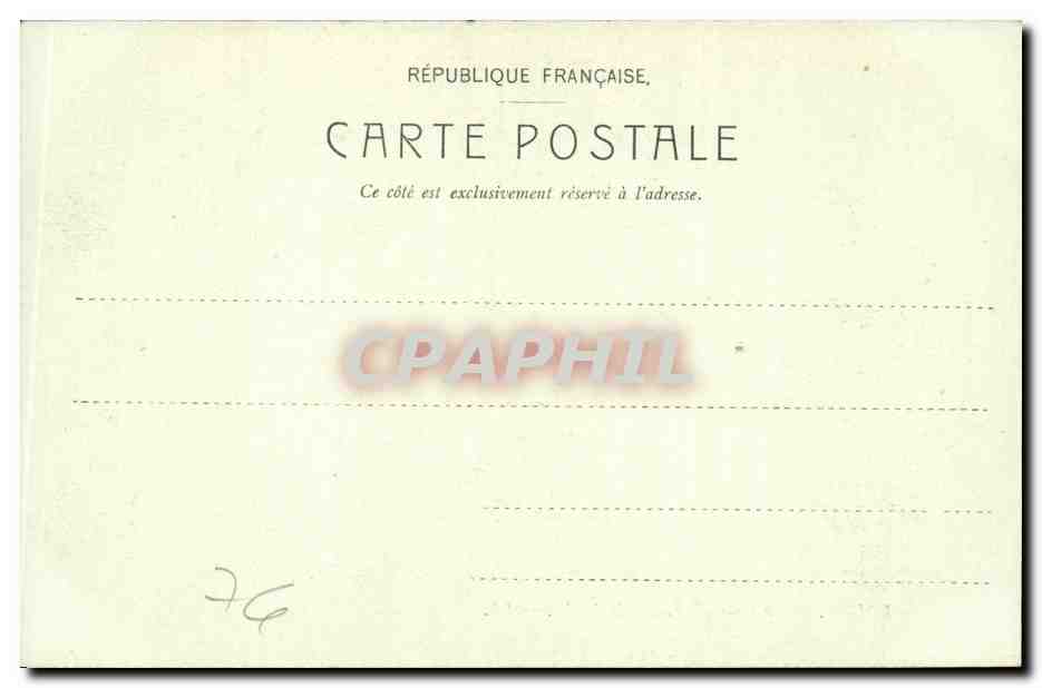 Rouen CPA La cours du palais de justice — Verso