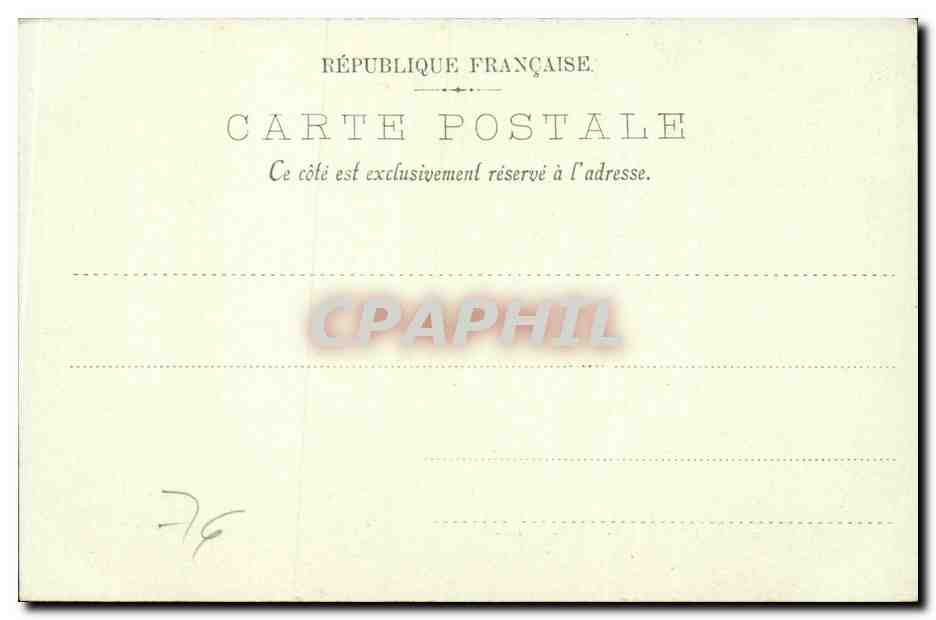 Rouen CPA La fontaine Ste Marie — Verso